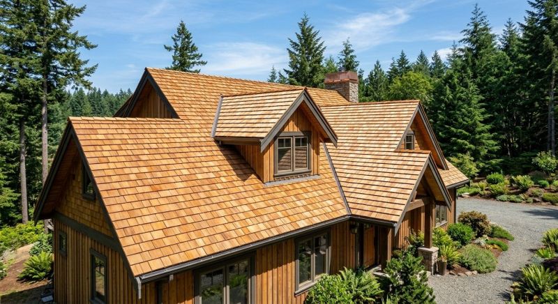 Cedar Roof Construction in Fredericksburg, VA