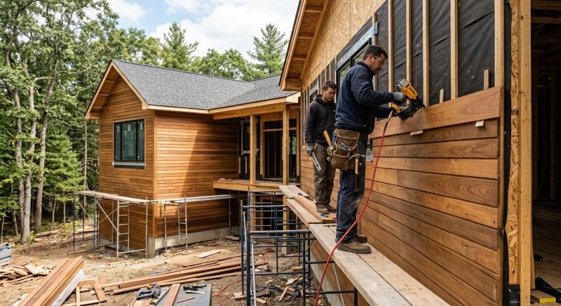 Hardwood Cladding Installation in Norwalk, CT
