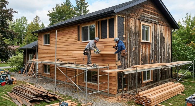 Hardwood Cladding Installation in Norwalk, CT