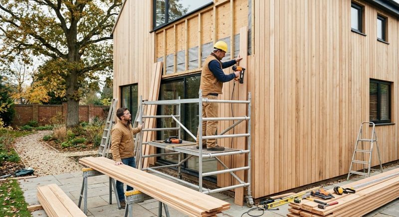 Hardwood Cladding Installation in Norwalk, CT