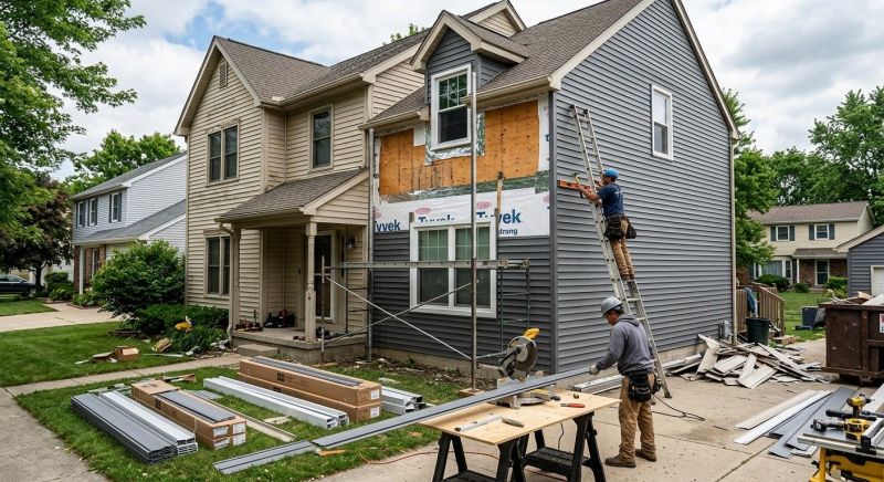 Vertical Siding Replacement in Stamford, CT